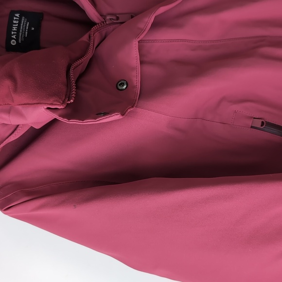 Athleta Rainout Outbound Parka M Decadent Red - Picture 11 of 16